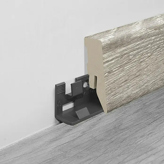 LOGOCLIC Podna kutna lajsna - 2,6 m x 18 mm x 50 mm, Ravni oblik - Detaljan prikaz