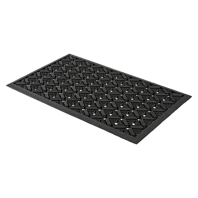 Astra Gummimatte Dynamic II - Schwarz, 45 x 75 cm, 100 % Gummi - Rechte Seitenansicht