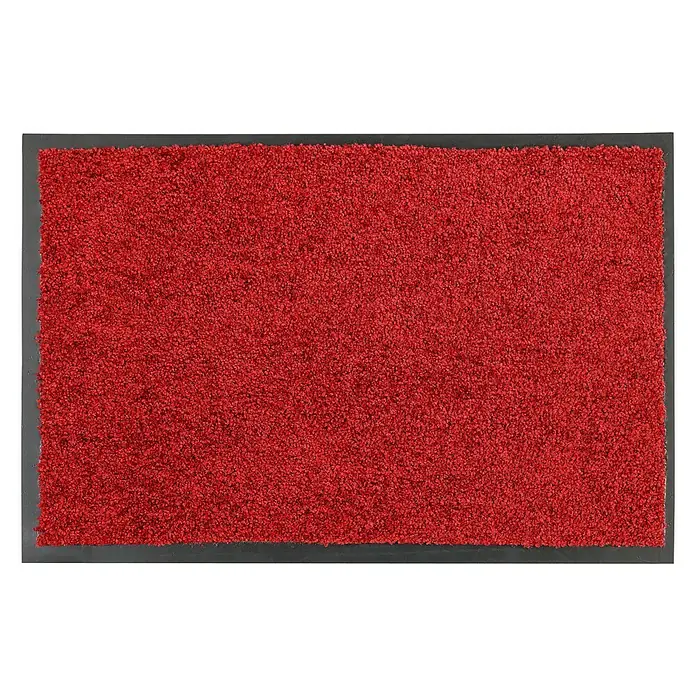 Astra Schmutzfangmatte Diamant - Uni, Rot, 90 x 150 cm, Material Nutzschicht: 100 % Polyamid - Ansicht von oben