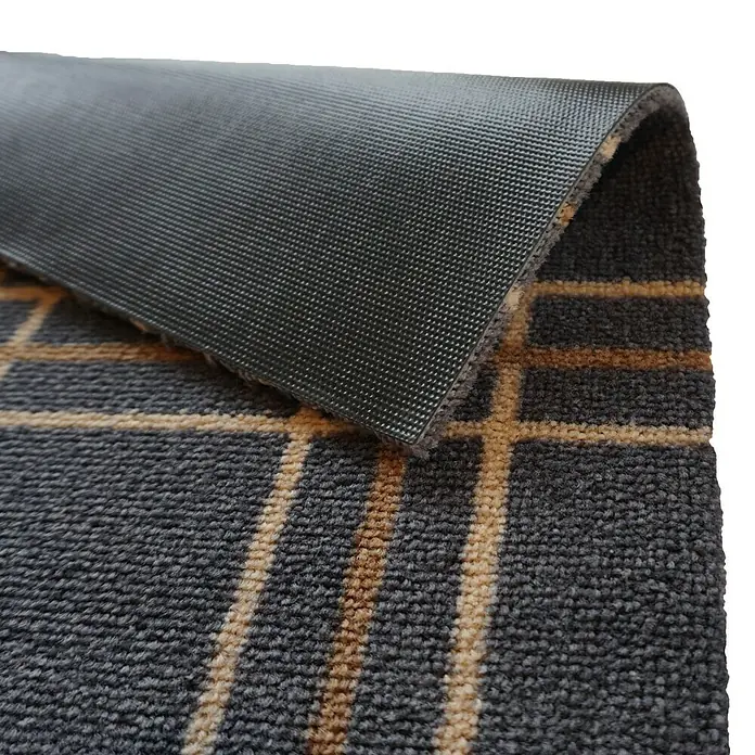 Astra Miabella Sauberlaufmatte Karos - Blau/Braun/Beige, 50 x 70 cm, 100 % Polyamid - Detailaufnahme