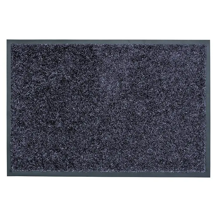 Astra Schmutzfangmatte Diamant - Uni, Dunkelgrau, 90 x 150 cm, Material Nutzschicht: 100 % Polyamid - Ansicht von oben