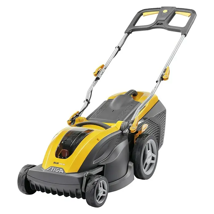 Stiga Akku-Rasenmäher SLM 540 AE - 48 V, 1 Akku, 4 Ah, Schnittbreite: 38 cm - Linke Seitenansicht