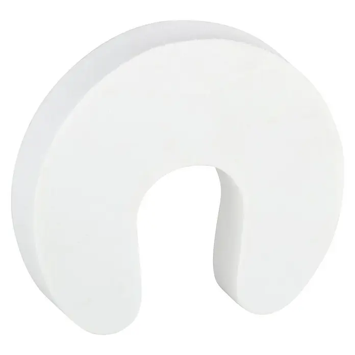 Tür- & Fensterstopper - L x B x H: 85 x 95 x 7 mm, Material: Kunststoff, Weiß - Rechte Seitenansicht