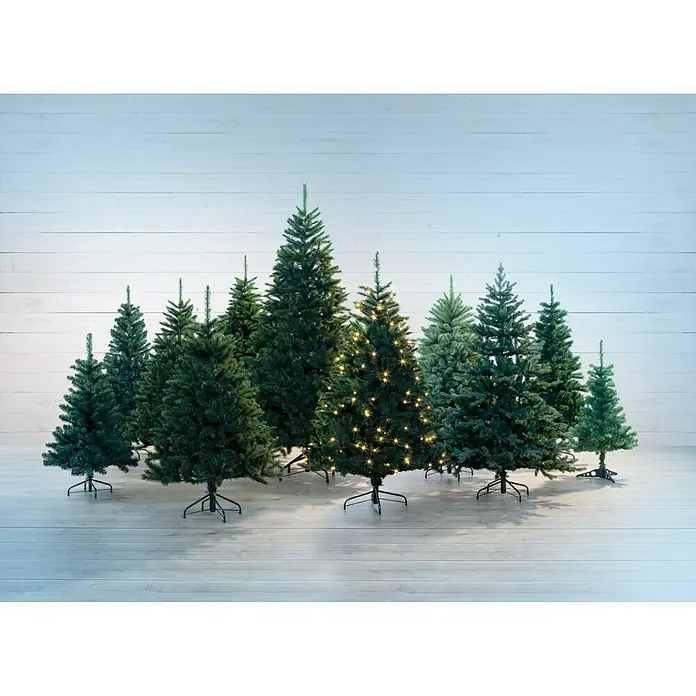 Árbol de Navidad artificial Canmore - 120 cm, Verde, Natural