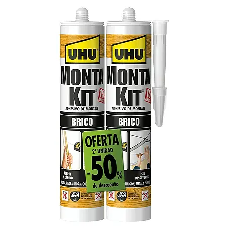 UHU  Adhesivo para montaje MontaKit Brico Pack