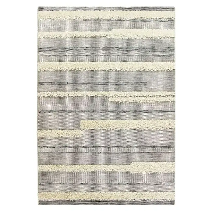 Alfombra Navajo 951 - Gris, 160 x 230 cm, 100% polipropileno heat set frisé