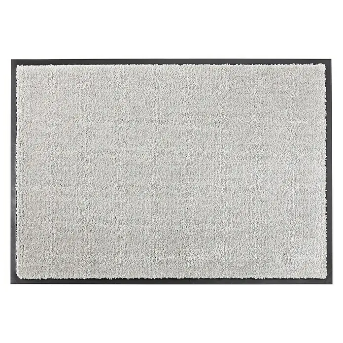 SCHÖNER WOHNEN-Kollektion Sauberlaufmatte Uni - Grau, 50 x 70 cm, 100 % Polyamid - Ansicht von oben
