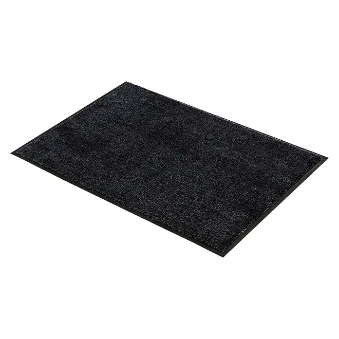 SCHÖNER WOHNEN-Kollektion Sauberlaufmatte Uni - Anthrazit/Schwarz, 50 x 70 cm, 100 % Polyamid - Rechte Seitenansicht
