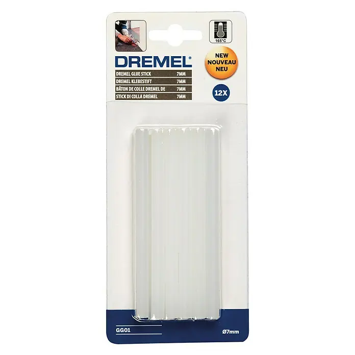 Dremel Patrone za lijepljenje - 12 Kom., Temperatura obrade: Od +165 °C do +195 °C