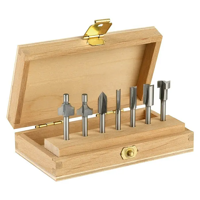 Dremel Fräser-Set 660 - 7 -tlg., Durchmesser Schaft: 3,2 mm - Linke Seitenansicht