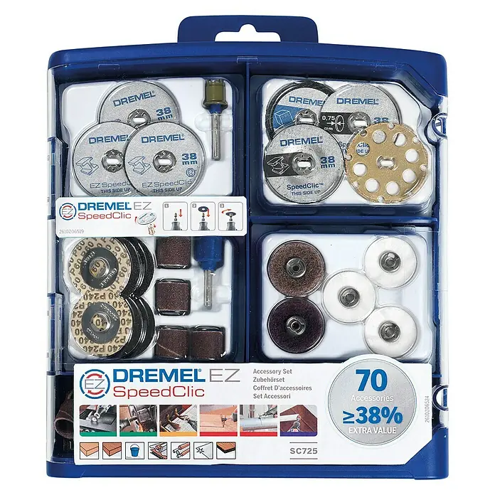 Dremel Multifunktionswerkzeug-Zubehör 725 - 70 -tlg.