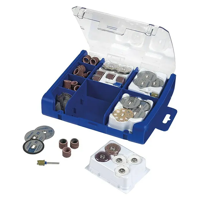 Dremel Multifunktionswerkzeug-Zubehör 725 - 70 -tlg. - Linke Seitenansicht