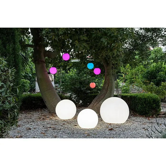 New Garden Lámpara de diseño para exterior Buly 30 - Diámetro: 30 cm, E27, IP65