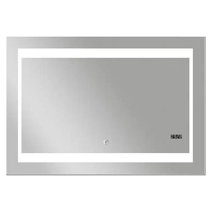 DSK LED-Lichtspiegel Silver Futura - 100 x 70 cm, Sensorschalter - Stimmungsaufnahme