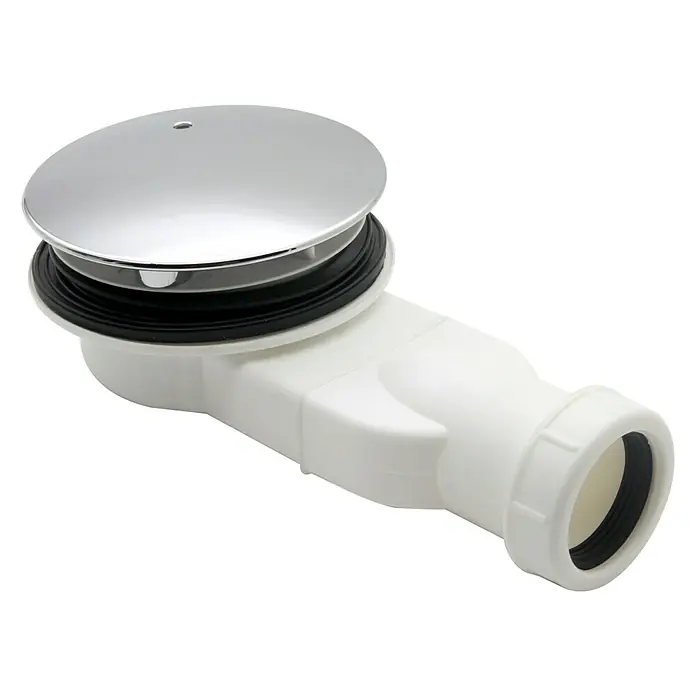 Válvula sifónica para ducha Kaolak con tapa - Diámetro salida: 40 mm, Blanco