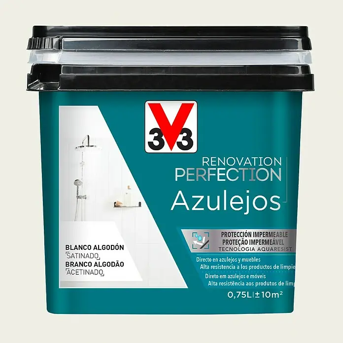 V33 Esmalte para azulejos Renovation Perfection - Lino, 750 ml, Satinado