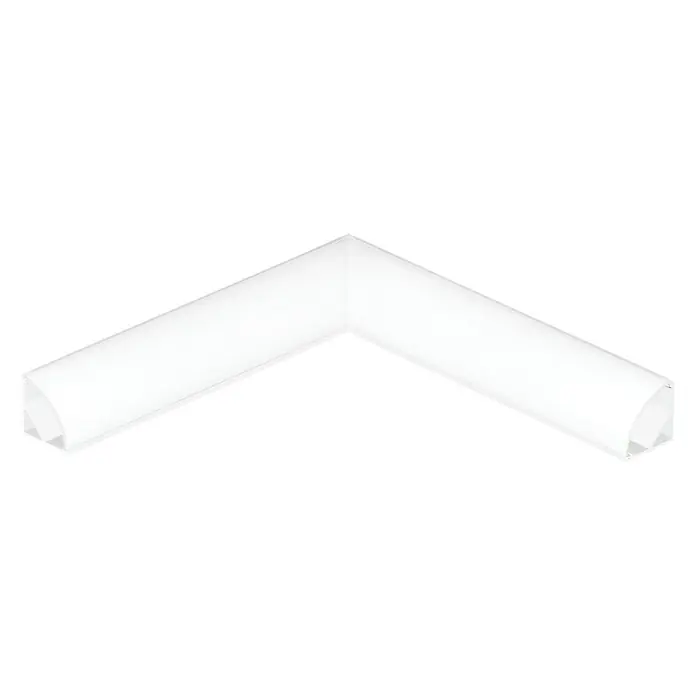 Eglo Eckverbinder Corner Profile 1 rechts - Weiß, 11 cm, Aluminium - Vorderansicht