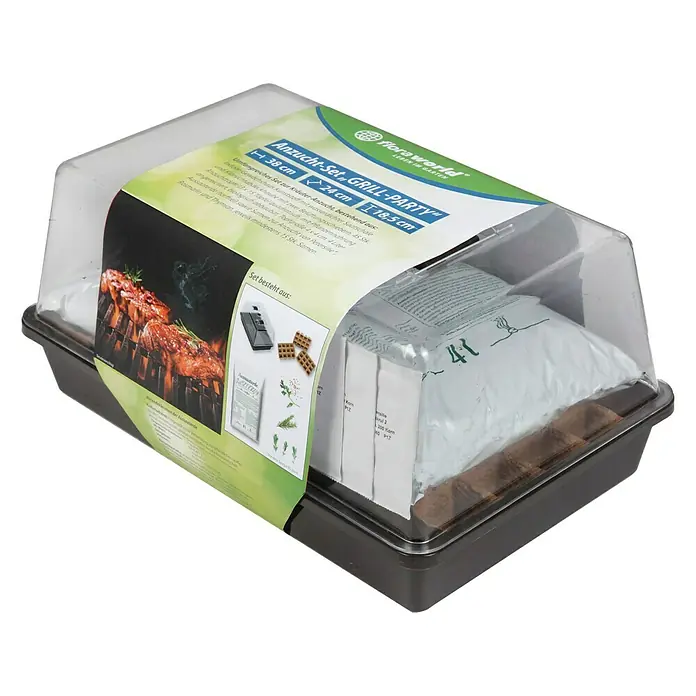 Floraworld Sobni plastenik Grill-Party - D x Š x V: 38 x 24 x 18,5 cm, Crne boje - Pogled s desne strane