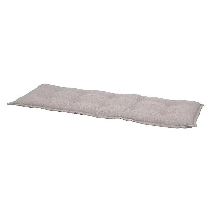 Sunfun Exclusive-Line Bankauflage - Hellgrau, 100 % Polyester, Länge: 140 cm - Linke Seitenansicht