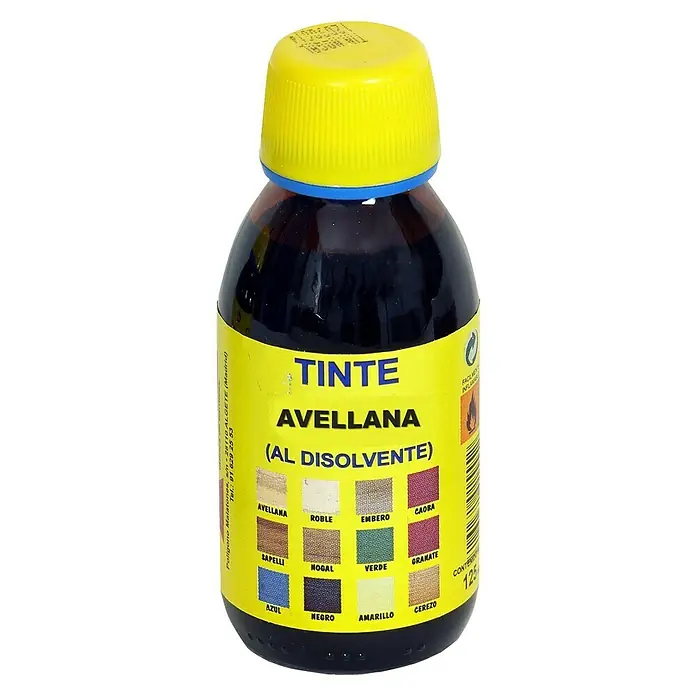 Tinte para madera al disolvente - Avellana, 125 ml