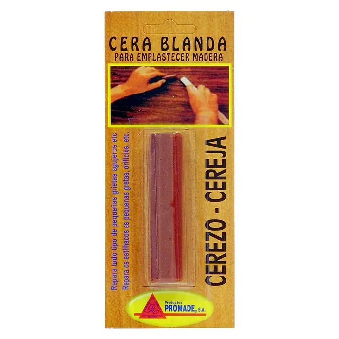 Cera para madera Blister - Cerezo, 25 g