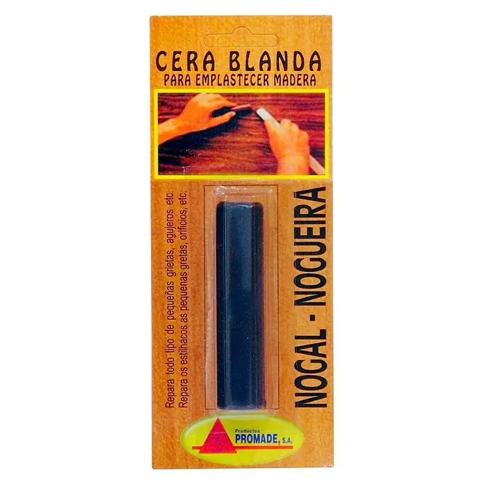 Cera para madera Blister - Nogal, 25 g