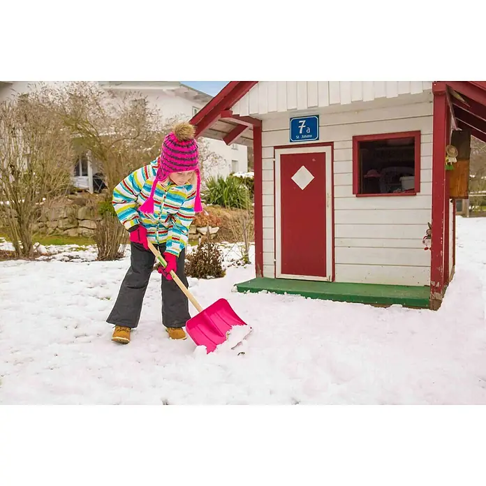 Freund Victoria Kinder-Schneeschieber - Breite: 29 cm, Kurzstiel - Anwendungsbeispiel
