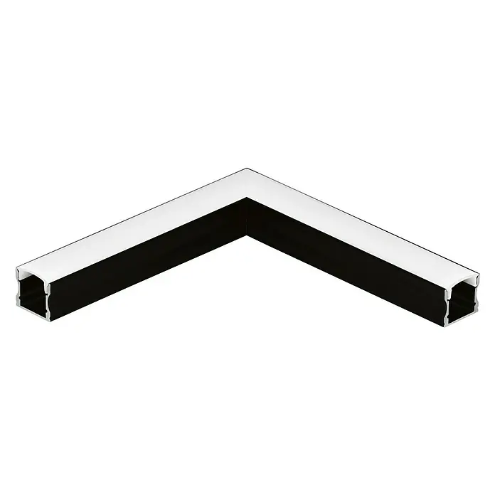 Eglo Eckverbinder Surface Profile 2 - Schwarz, 11 cm, Aluminium - Vorderansicht