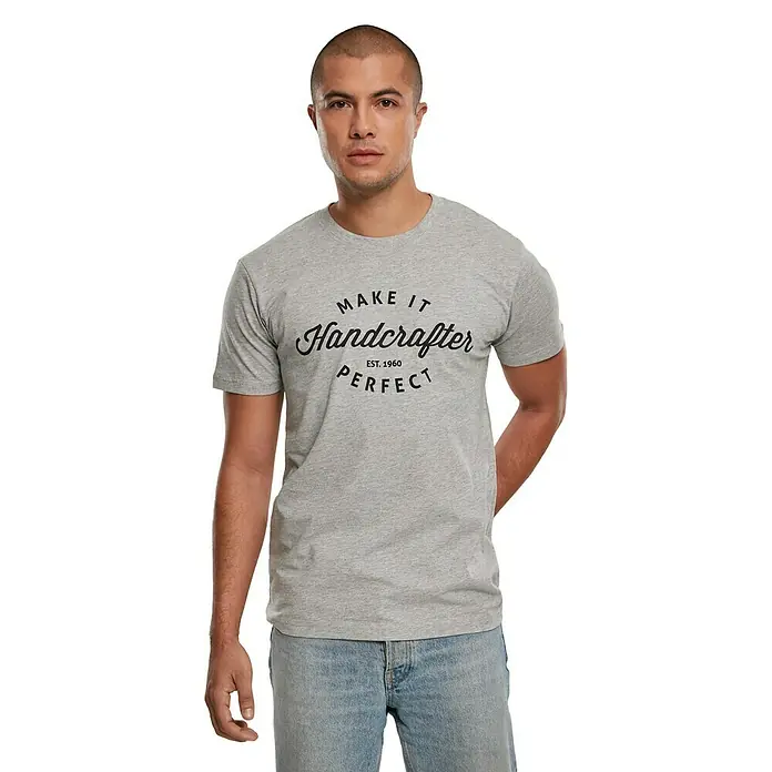 T-Shirt Handcrafter - M, Grau - Vorderansicht
