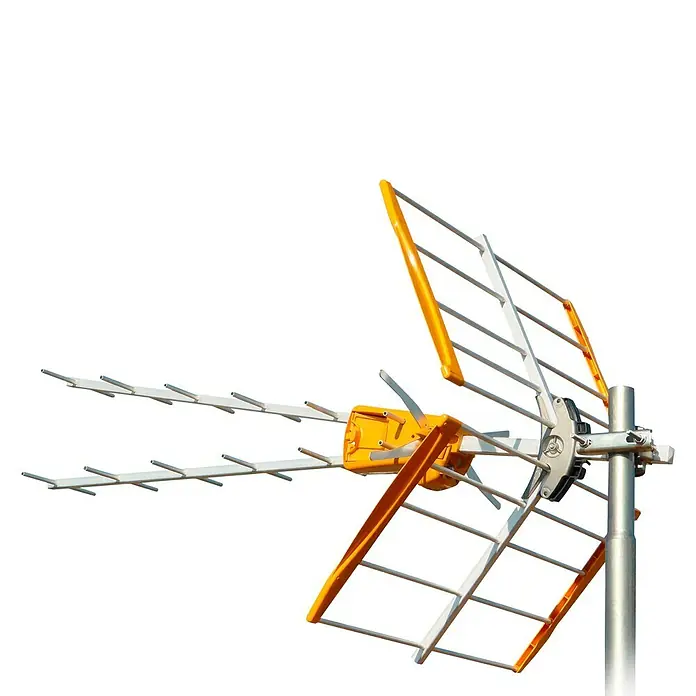 Televés Antena de aluminio V Zenit - Plateado/Naranja