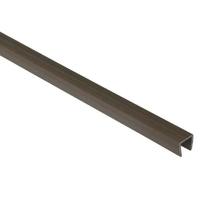 Abdeckprofil - 150 cm, Taupe - Detailaufnahme