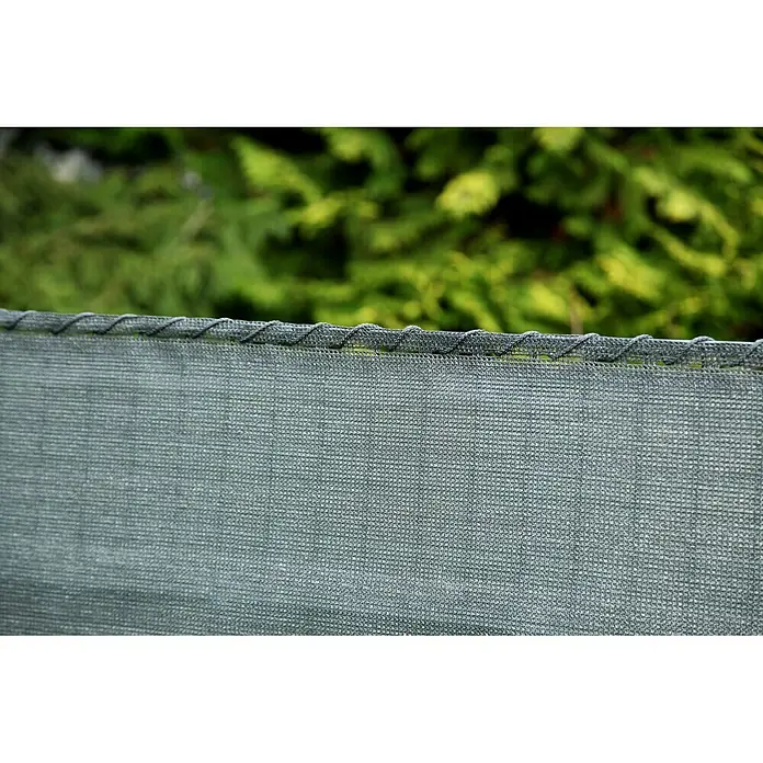 Sichtschutzmatte - 500 x 150 cm, Kunststoff, Anthrazit - Detailaufnahme