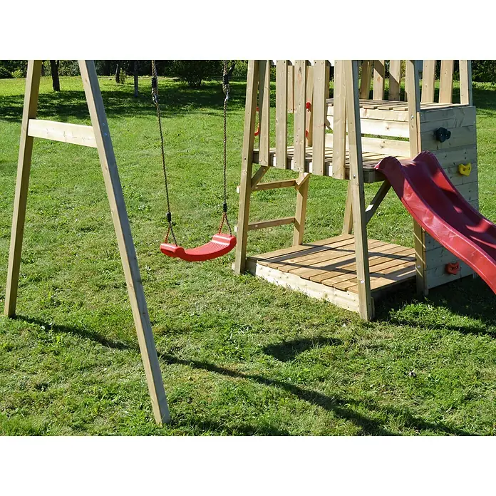 Wendi Toys Kinderspielturm Panda - 290 x 270 cm - Detailaufnahme