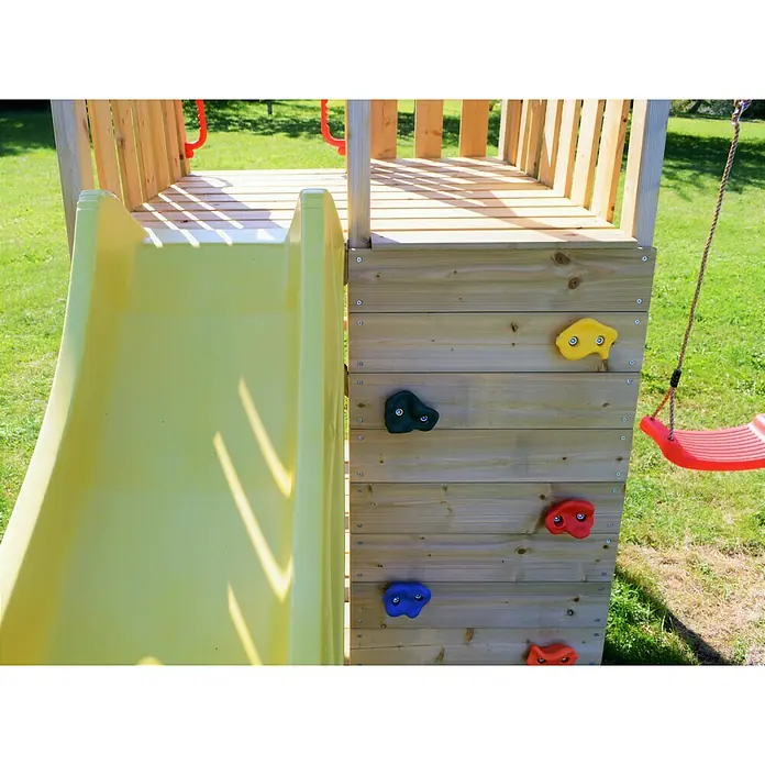 Wendi Toys Kinderspielturm Pelikan - 270 x 280 cm - Detailaufnahme