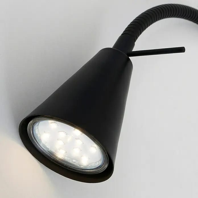 Briloner Led-wandspot Comfort Light nachtlicht - 4 W, Zwart, l x b x h: 5,8 x 21,7 x 40,3 cm
