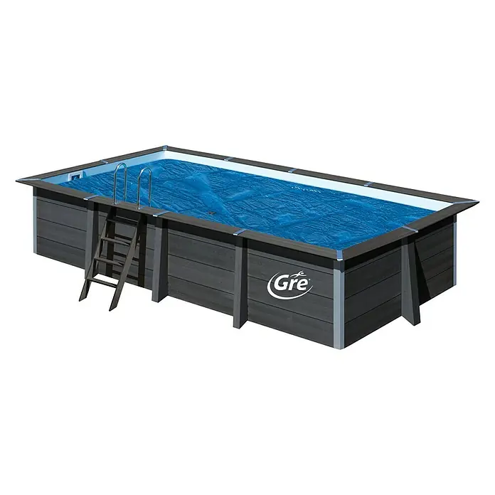 Gre Pool-Abdeckplane Isotherm - Stärke: 400 µm, L x B: 275 x 275 cm, Polyethylen - Ansicht von oben