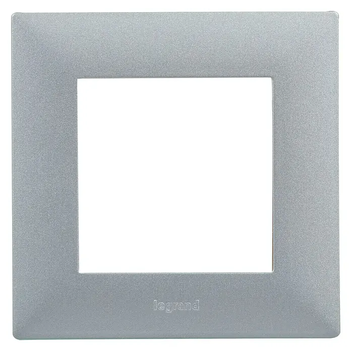 Legrand Niloé Step Marco - Aluminio, x 1, Plástico, Montaje en la pared
