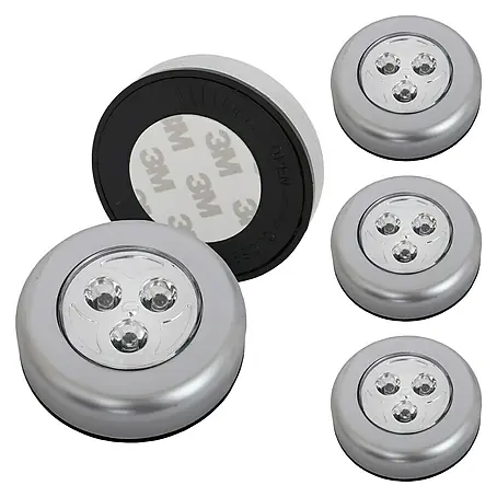 Brilo  Linterna portátil LED Push light
