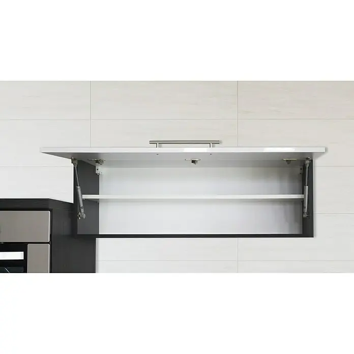 Respekta Premium Küchenzeile RP310EWCBO - Breite: 310 cm, Mit Elektrogeräten, Weiß Hochglanz