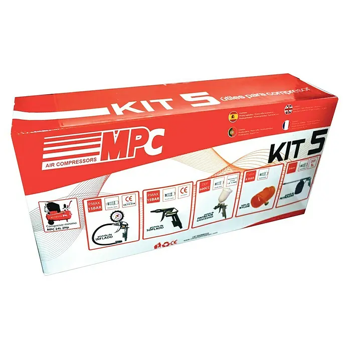 MPC Juego de pistolas neumáticas - 0 bar - 12 bar, 5 pzs.