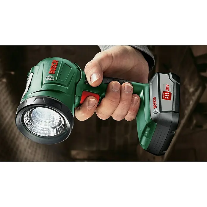 Bosch 18 V Power for All Akku-Handlampe UniversalLamp 18 - 18 V, Li-Ionen, Ohne Akku, Lichtstrom: 100 lm - Vorderansicht