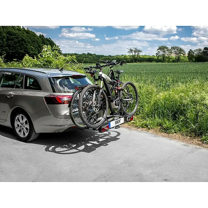 Eufab Fahrradträger Finch - Geeignet für: 2 Fahrräder/E-Bikes, Traglast: 60 kg