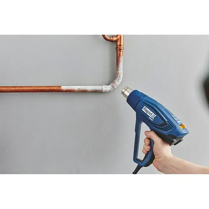 Rapid Puhalo vrućeg zraka Rapid R2000 - 2.000 W, Temperaturni raspon: 60 °C - 600 °C - Proizvod u upotrebi
