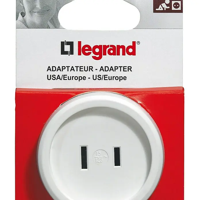 Legrand Adaptador USA/Europa - Plástico