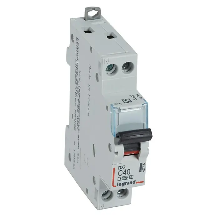 Legrand Magnetotérmico automático DX3 UNI+N - 40 A, 1 polo