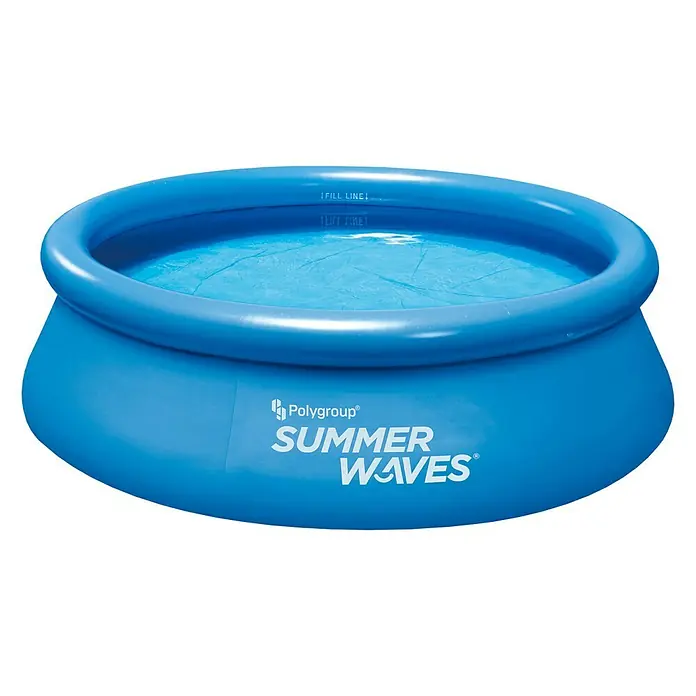 Pool-Set Summer Waves - Ø x H: 244 x 66 cm, 2,42 m³, Blau