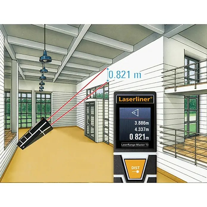 Laserliner Laserski daljinomjer T3 - Mjerni opseg: 0,2 - 30 m