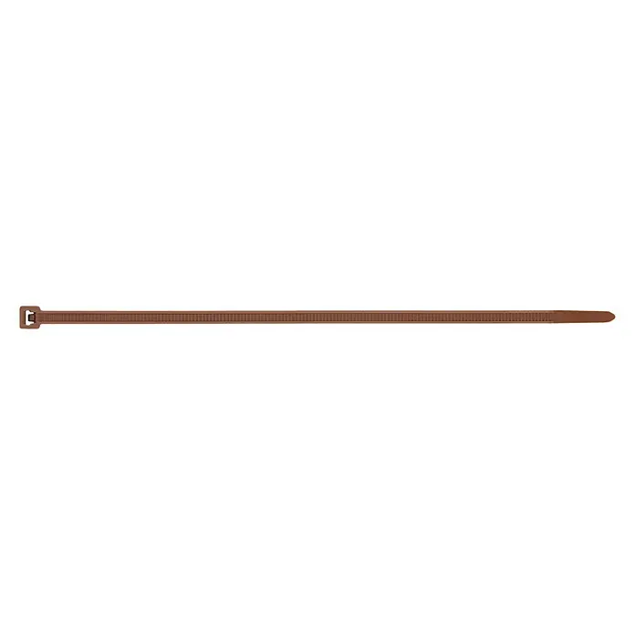 Index Bridas para cables de Nylon - Marrón, L x An: 100 x 2,5 mm, 100 uds.