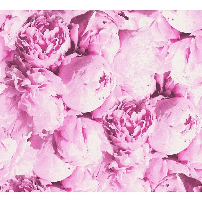 AS Creation Neue Bude 2.0 ED II Vliestapete Pfingstrose - Pink, Floral, 10,05 x 0,53 m - Detailaufnahme
