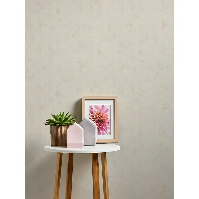 AS Creation Neue Bude 2.0 ED II Vliestapete I - Beige, Uni, 10,05 x 0,53 m - Stimmungsaufnahme